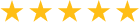 Five gold stars representing an excellent customer rating or review for Harvard Dental services.